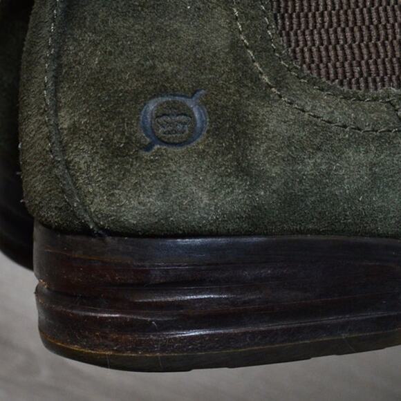 Born Casco Chelsea Olive Green Suede Pull on Boot Size 6 - Picture 5 of 11